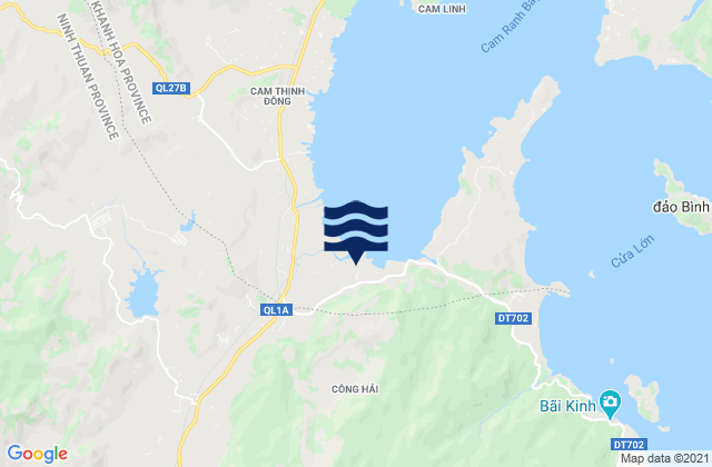 Xã Công Hải, Vietnamの潮見表地図