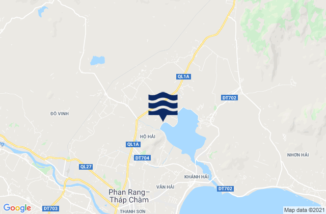 Xã Phước Trung, Vietnamの潮見表地図