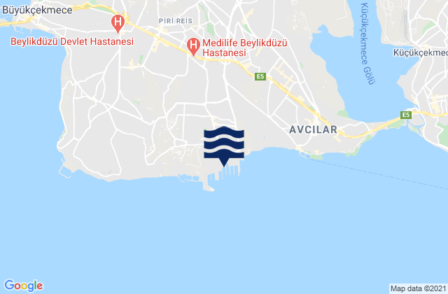 Yakuplu, Turkeyの潮見表地図