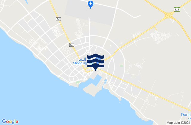 Yanbu, Saudi Arabiaの潮見表地図