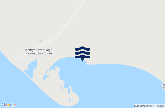 Yeyskiy Rayon, Russiaの潮見表地図