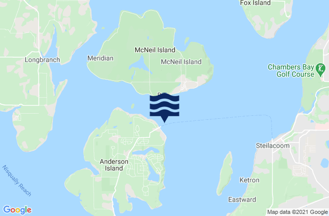 Yoman Point Anderson Island Balch Passage, United Statesの潮見表地図