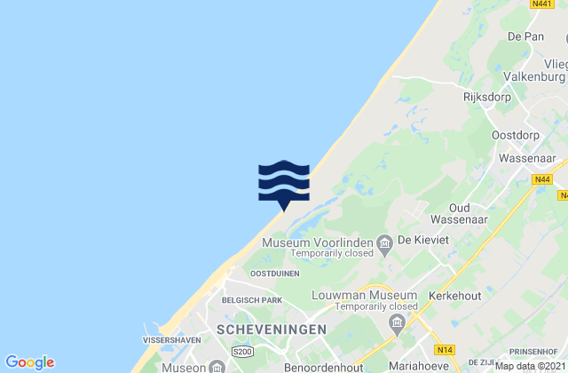 Ypenburg, Netherlandsの潮見表地図