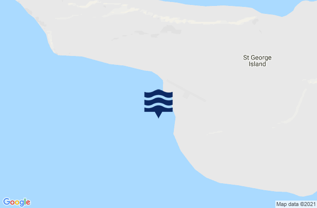 Zapadni Bay (St. George Island), United Statesの潮見表地図