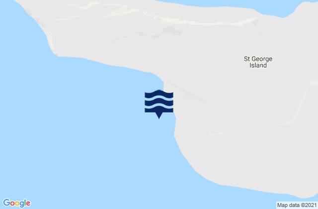 Zapadni Bay St George Island, United Statesの潮見表地図