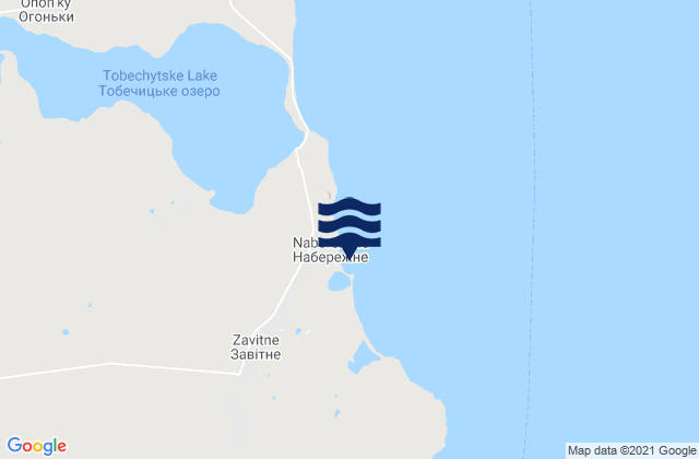 Zavetnoye, Ukraineの潮見表地図