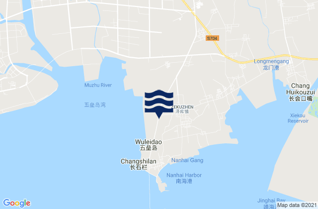 Zeku, Chinaの潮見表地図