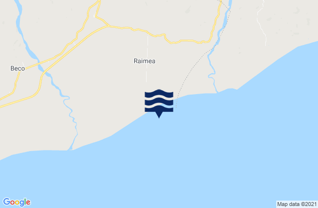 Zumalai, Timor Lesteの潮見表地図