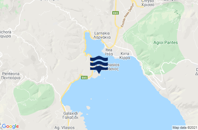 Ákra Trípori, Greeceの潮見表地図