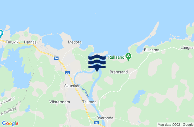 Älvkarleby Kommun, Swedenの潮見表地図