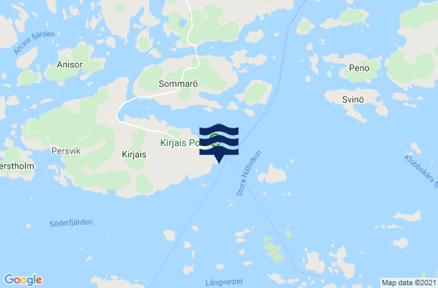 Åboland-Turunmaa, Finlandの潮見表地図