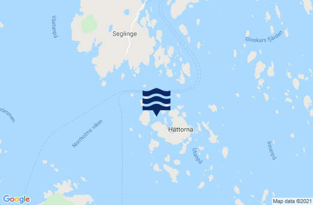 Ålands skärgård, Aland Islandsの潮見表地図