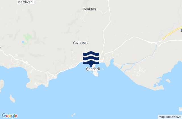 Çandarlı, Turkeyの潮見表地図