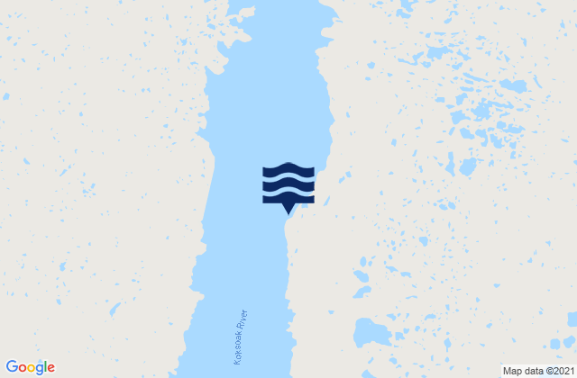 Île Naujaat, Canadaの潮見表地図