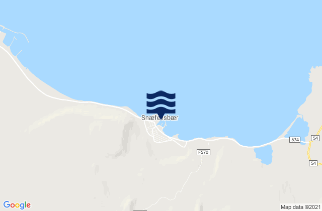 Ólafsvík, Icelandの潮見表地図