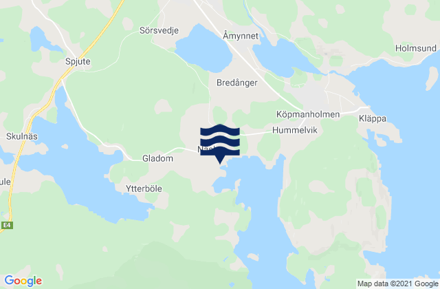 Örnsköldsviks Kommun, Swedenの潮見表地図