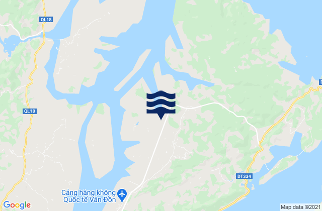 Đảo Cái Bầu, Vietnamの潮見表地図