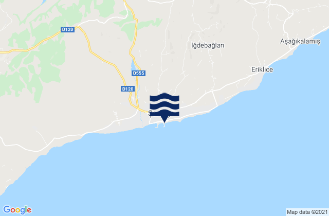 Şarköy, Turkeyの潮見表地図
