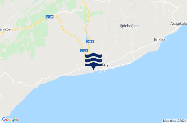 Şarköy İlçesi, Turkeyの潮見表地図